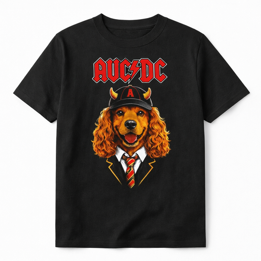 Camiseta AUC/DC – Rock Dog Edition