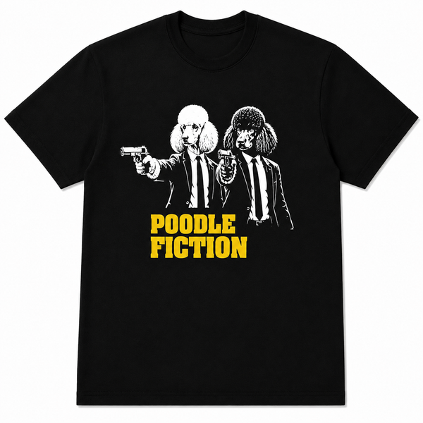Camiseta Poodle Fiction – Cinema Classics Edition