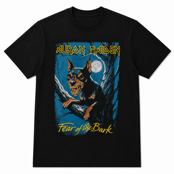 Camiseta Auron Maiden - Rock Dog Edition