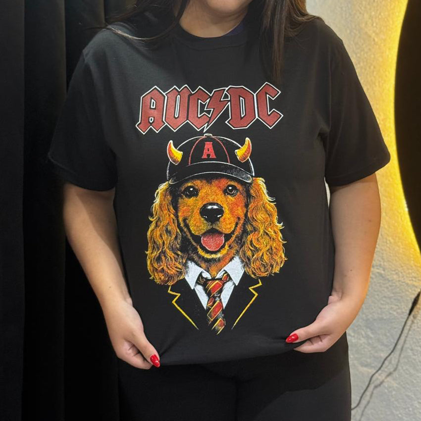 Camiseta AUC/DC – Rock Dog Edition
